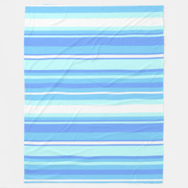 Himlar blå rand fleecefilt