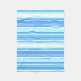 Himlar blå rand fleecefilt