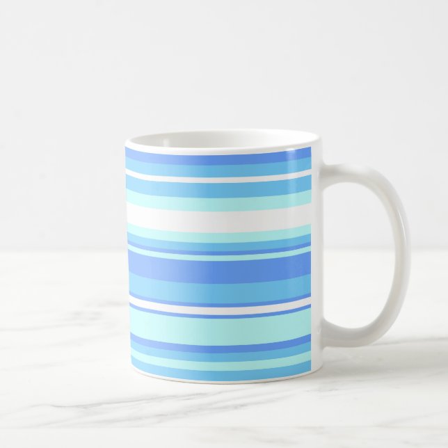 Himlar blå rand kaffemugg (Höger)