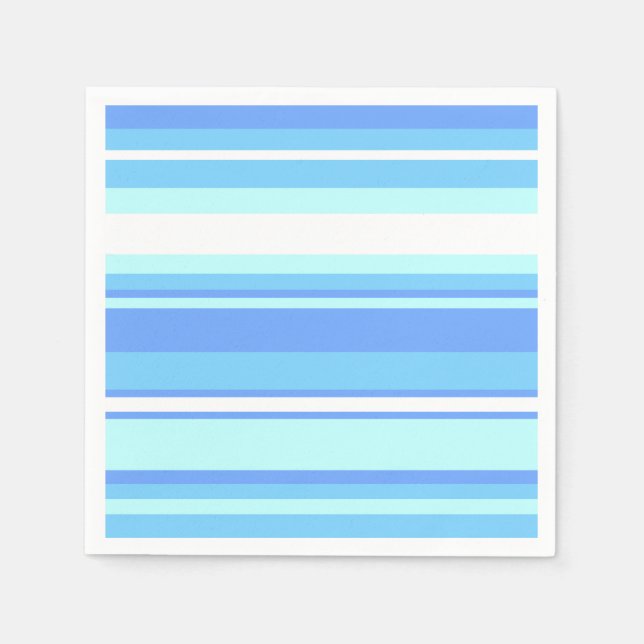 Himlar blå rand pappersservett (Framsidan)