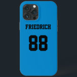 Himlar Blue and Black Sports Jersey<br><div class="desc">Lägg till ett eller flera namn och nummer för att anpassa den här anpassningsbarna,  himmel blue and black sport jersey inspirred phone case. Det är en utmärkt gåva till en sportfantast eller idrottsman. Det finns alternativ för att ändra storlek på färg och teckensnitt.</div>