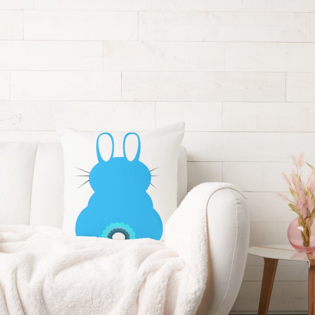 Himlar Blue Bunny Dekorativ kudde (Soffa)