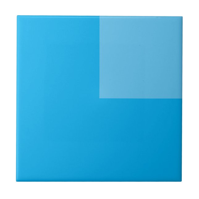 Himlar Blue Ceramic Tile Kakelplatta (Framsidan)