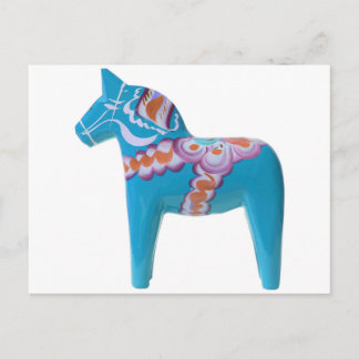 Himlar Blue Dala Horse Vykort