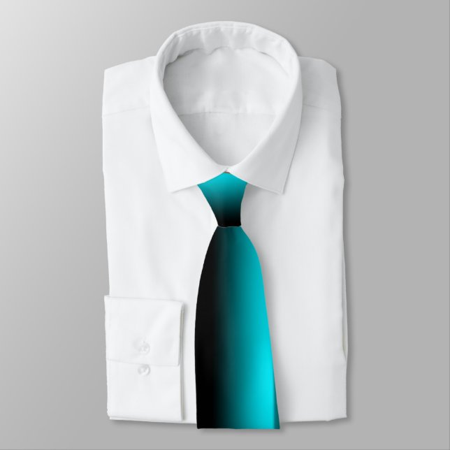 Himlar Blue Electric Flash Neck Tie Slips (Bunden)