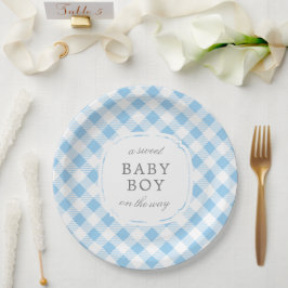 Himlar Blue Gingham Play Sweet Pojke