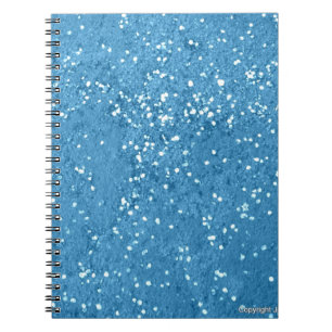 Himlar Blue Gravel Anteckningsbok Med Spiral