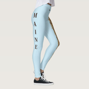 Himlar Blue Maine State Gräs Cone Leggings