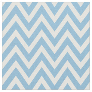 Himlar Blue Modern Chevron Rand Tyg
