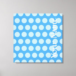Himlar Blue Moroccan Moods Dots Canvastryck