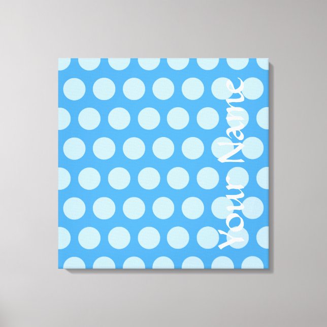 Himlar Blue Moroccan Moods Dots Canvastryck (Framsida)