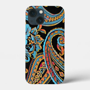Himlar Blue- och Autumn Orange Vintage Paisley Fod