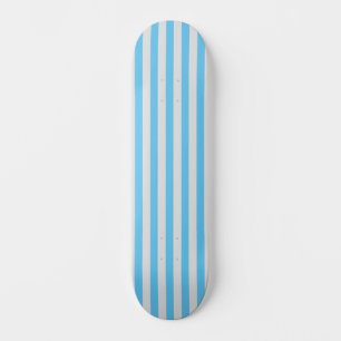 Himlar Blue- och Light Grått-Lodrät, strimlat Mini Skateboard Bräda 18,5 Cm