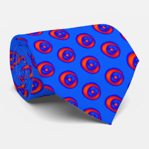 Himlar Blue och Orange Red COOLA mönster Slips