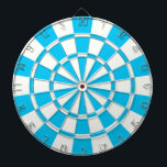 Himlar Blue och White Piltavla<br><div class="desc">Himlar Blue and White Dart Board</div>