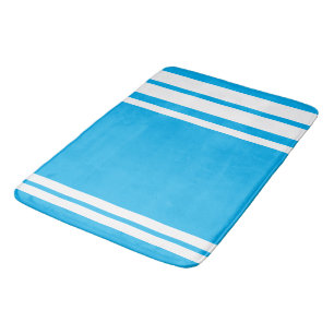Himlar Blue och white rand Badrumsmatta