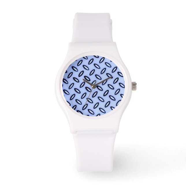 Himlar Blue Patterned Watch Armbandsur (Framsida)