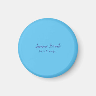 Himlar Blue Professionell Modern Minimalist Add Na Magnet