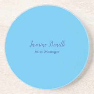 Himlar Blue Professionell Modern Minimalist Add Na Underlägg