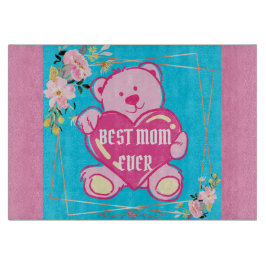 Himlar Blue Rosa Chic Nalle Heart Blommigt Design