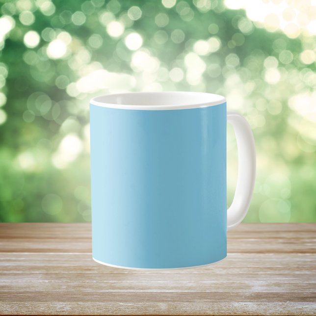 Himlar Blue Solid Färg Kaffemugg (Skapare uppladdad)