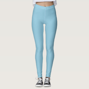 Himlar Blue Solid Färg Leggings