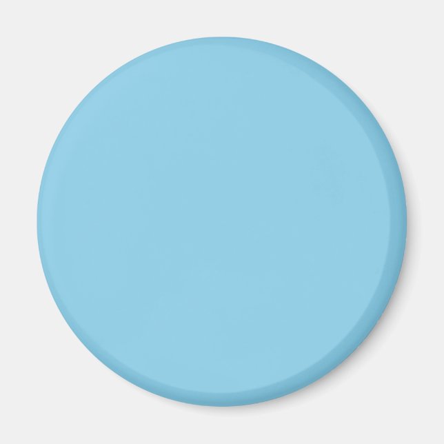 Himlar Blue Solid Färg Magnet (Framsidan)