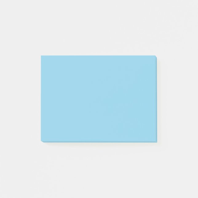 Himlar Blue Solid Färg Post-it Block (Framsida)