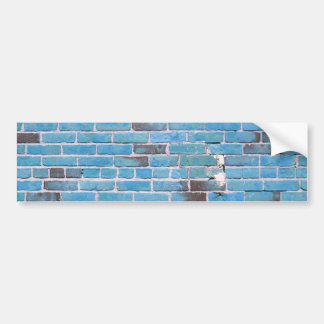 Himlar Blue Vintage Brick Wall Struktur Bildekal