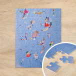 Himlar Blue | Wassily Kandinsky Pussel<br><div class="desc">"Bleu De Ciel" (Himmel Blue), som 1940 målades upp av Wassily Kandinsky, är en mesmerierande sammansättning av flytande biomorfiska former som ställs mot en serenblå bakgrund. Detta mästerverk i abstrakten återspeglar Kandinskys senare konstnärliga utveckling, där han blandat surrealism och geometrisk abstraktion för att skapa en drömliknande atmosfär. De ömtåliga formerna,...</div>
