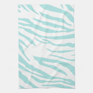 Himlar Blue White Zebra Animal Kökshandduk