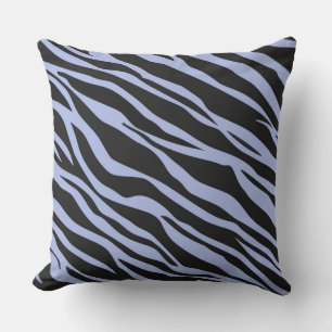 Himlar Blue Zebra Stripe Kudde
