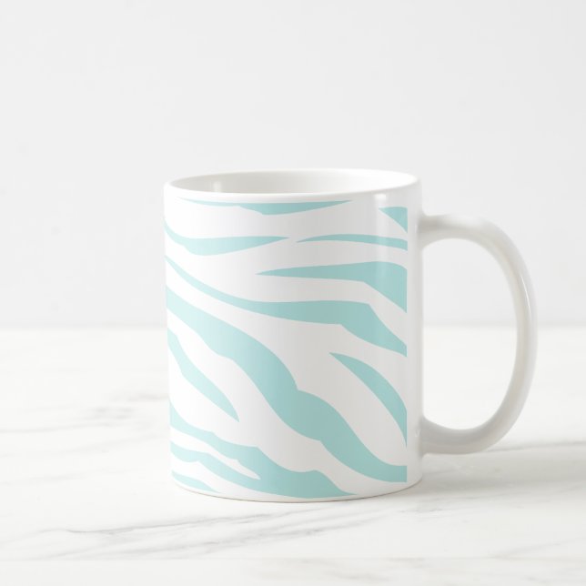 Himlar Blue Zebra tryck Kaffemugg (Höger)