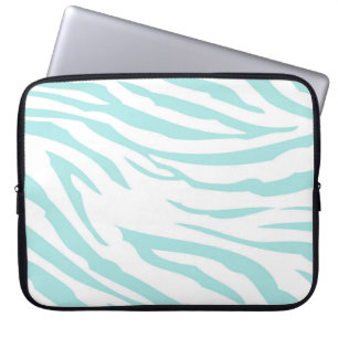 Himlar Blue Zebra tryck Laptop Sleeve