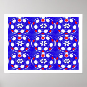 Himlar bubbles art poster