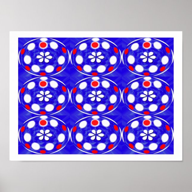 Himlar bubbles art poster (Framsidan)