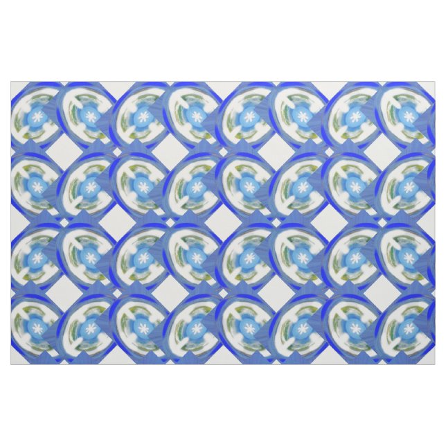 Himlar bubblor tyg (Fat Quarter)
