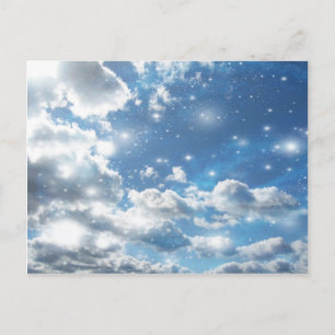 Himlar Clouds Sparkles Vykort