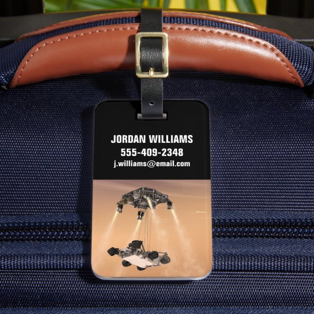 Himlar Crane Maneuver under Curiosity's Mars Desce Bagagebricka (Framsida Insitu 2)