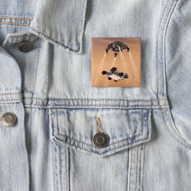 Himlar Crane Maneuver under Curiosity's Mars Desce Knapp (In Situ)