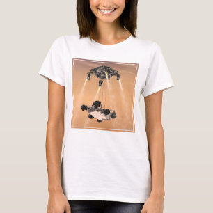 Himlar Crane Maneuver under Curiosity's Mars Desce T Shirt