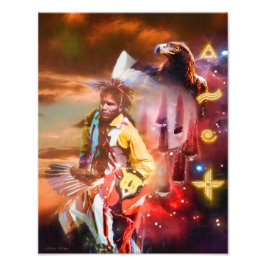 HIMLAR DANCER Native American Fototryck