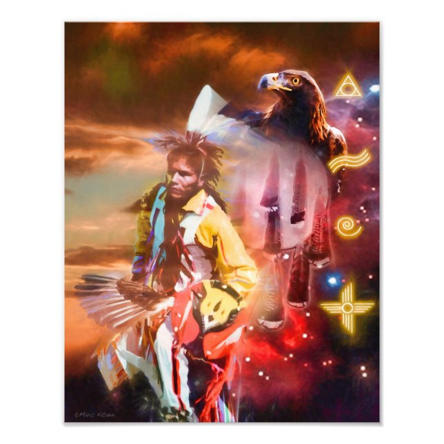 HIMLAR DANCER Native American Fototryck (Framsidan)