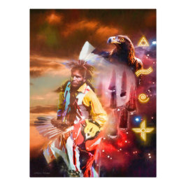 HIMLAR DANCER Native American Fototryck
