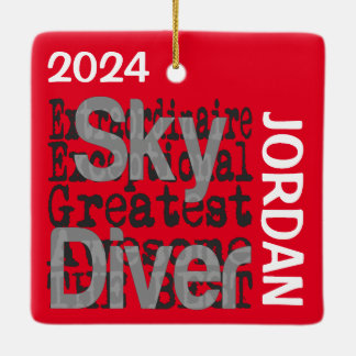 Himlar Diver Extraordinaire ANPASSNINGSBAR Julgransprydnad Keramik