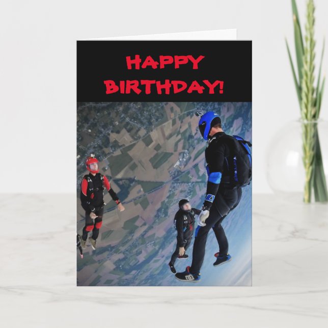 HIMLAR DIVERS BIRTHDAY CARD TACK KORT (Framsida)