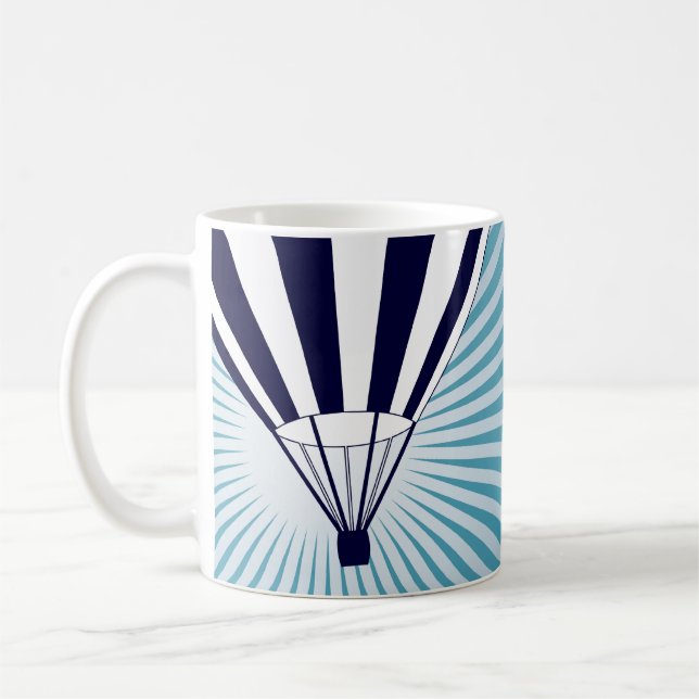 himlar, hög luftballong kaffemugg (Vänster)