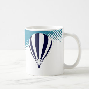 himlar, hög luftballong kaffemugg