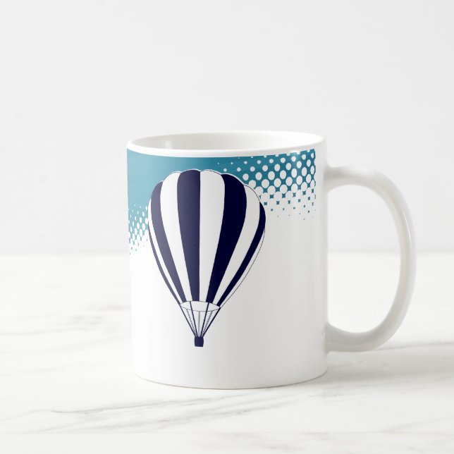 himlar, hög luftballong kaffemugg (Höger)