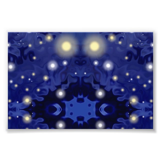 Himlar i Life 47.Y underbar men dum abstrakt Fototryck (Framsidan)